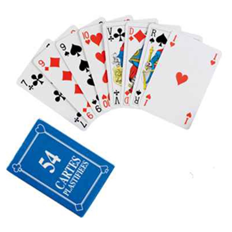 54 cartes belote ect...bleu ou rouge Jeu de carte 